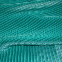 Teal Silk Accordion Fabric