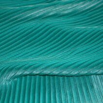 Teal Silk Accordion Fabric