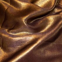 Dark Gold Velvet Silk Fabric