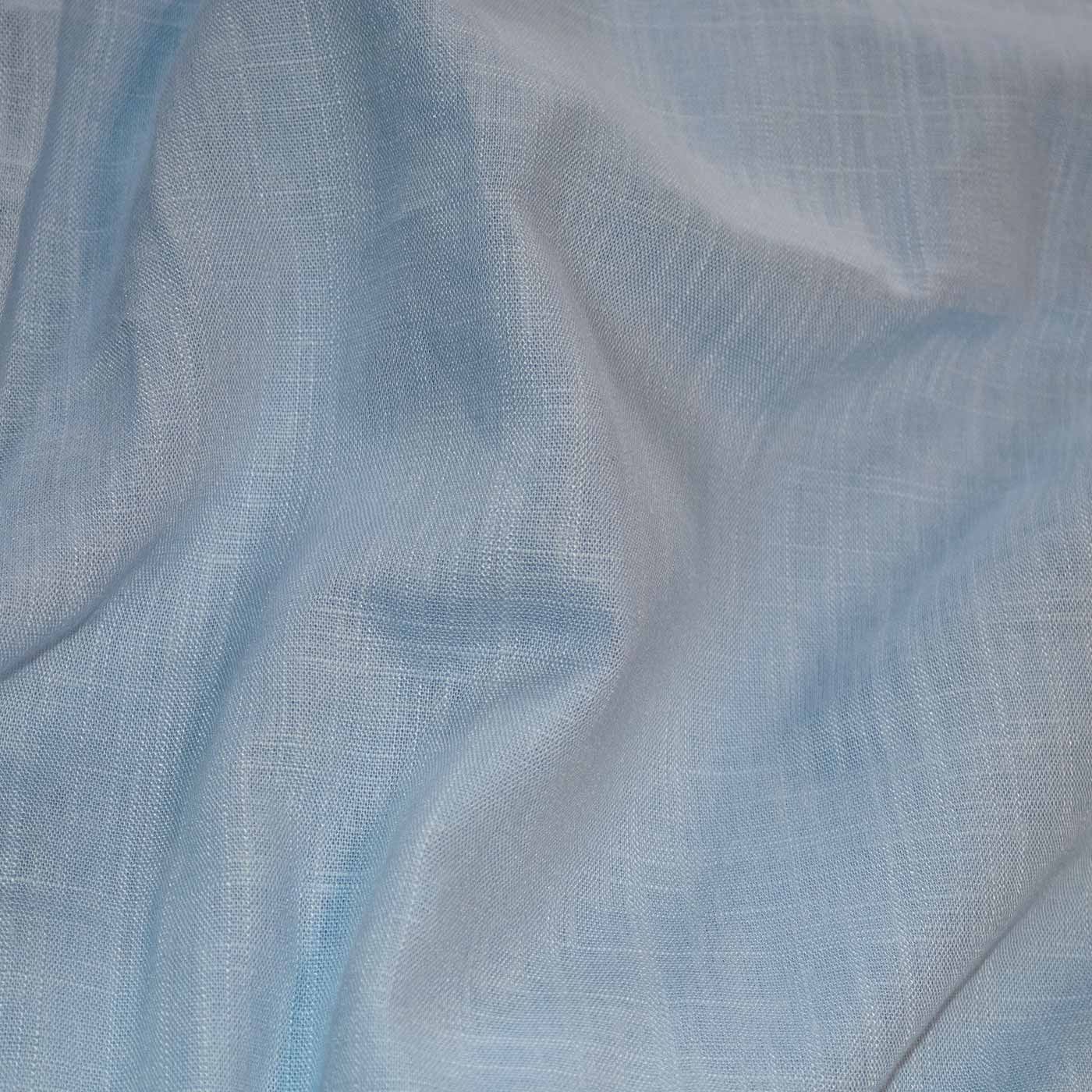 sky-blue-linen-fabric